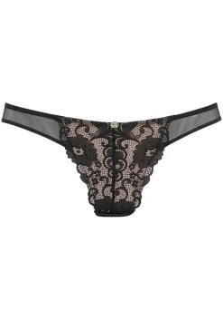 LASCANA Thongs-Floral Lace Mesh Thong