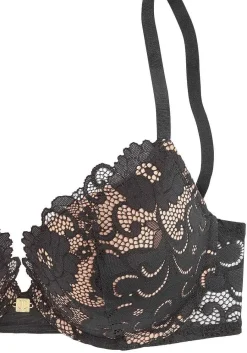 LASCANA D+ Bras-Floral Lace Push Up Bra