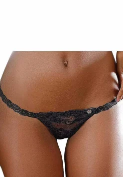 LASCANA Sexy Bottoms-Floral Lace Thong