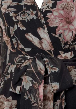 LASCANA Fall Dresses-Floral Long Sleeve Wrap Dress