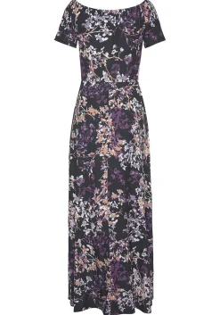LASCANA Fall Dresses-Floral Off Shoulder Maxi Dress