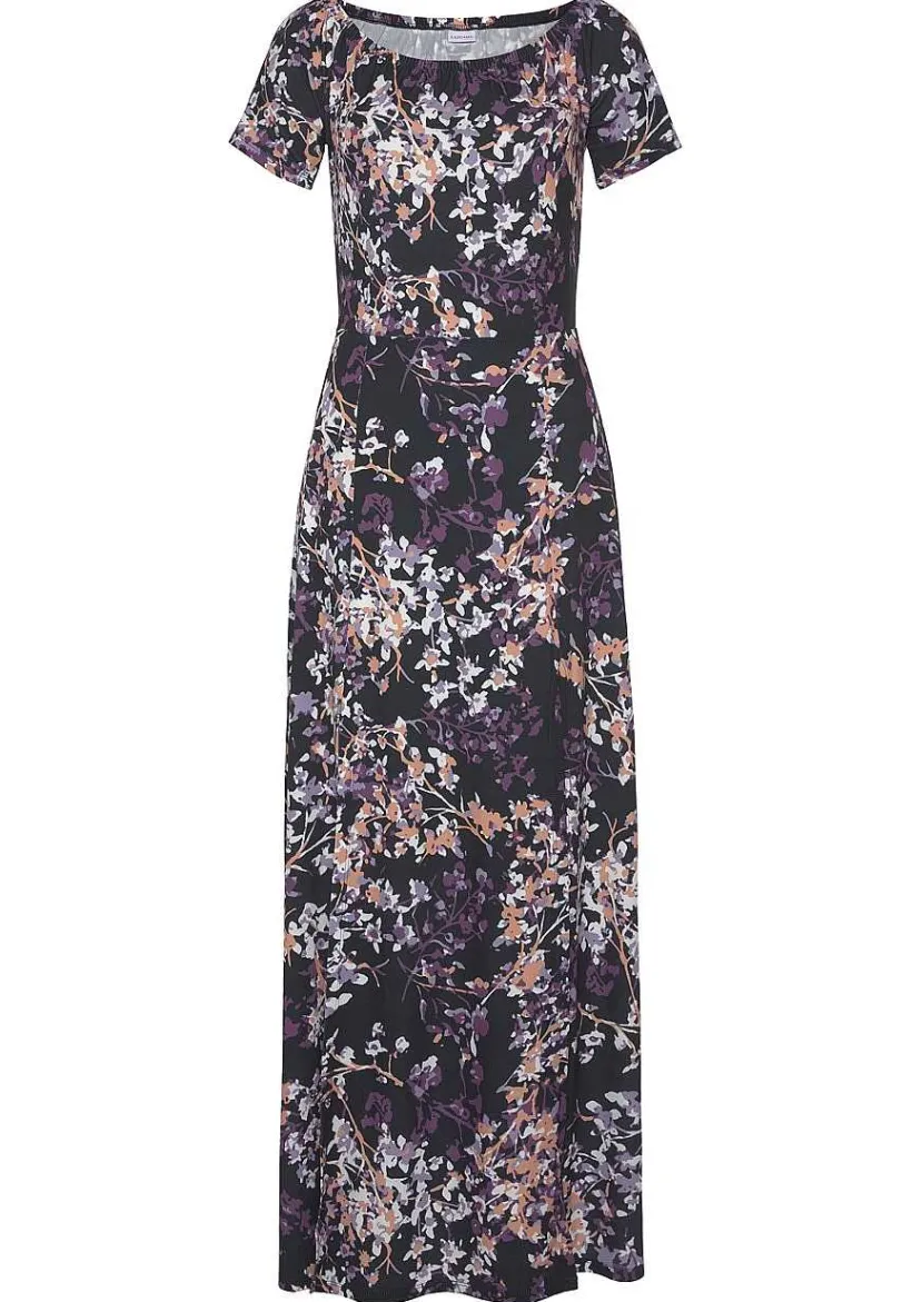 LASCANA Fall Dresses-Floral Off Shoulder Maxi Dress