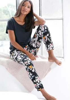 LASCANA Pajamas & Sets-Floral Pajama Set