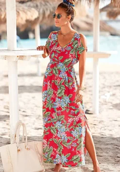LASCANA Maxi Dresses-Floral Pattern Maxi Dress