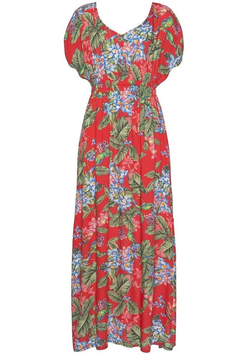 LASCANA Maxi Dresses-Floral Pattern Maxi Dress