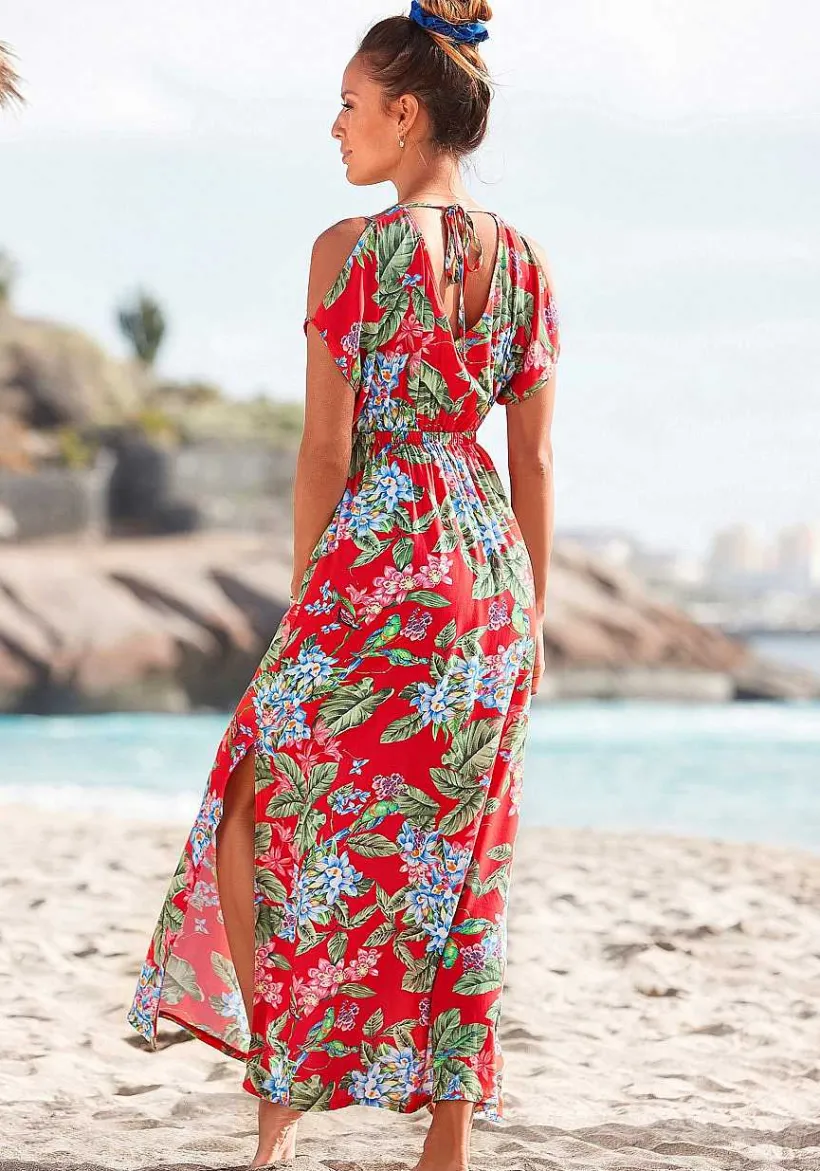 LASCANA Maxi Dresses-Floral Pattern Maxi Dress