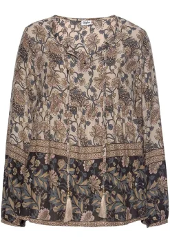 LASCANA Blouses-Floral Peasant Look Blouse