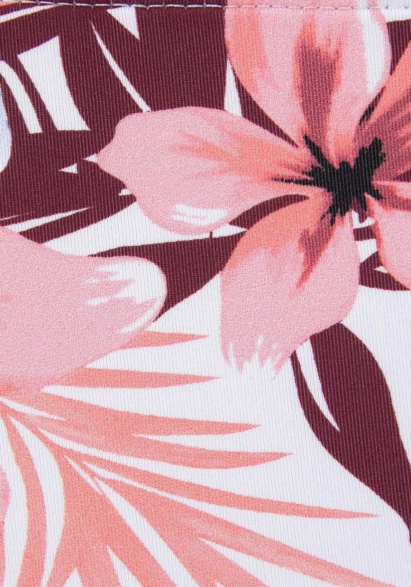 LASCANA Bandeau-Floral Print Bandeau Bikini Top