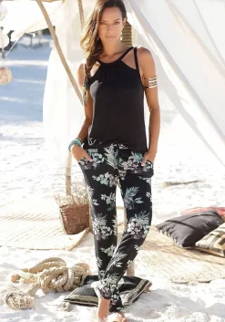 LASCANA Pants-Floral Print Casual Pants