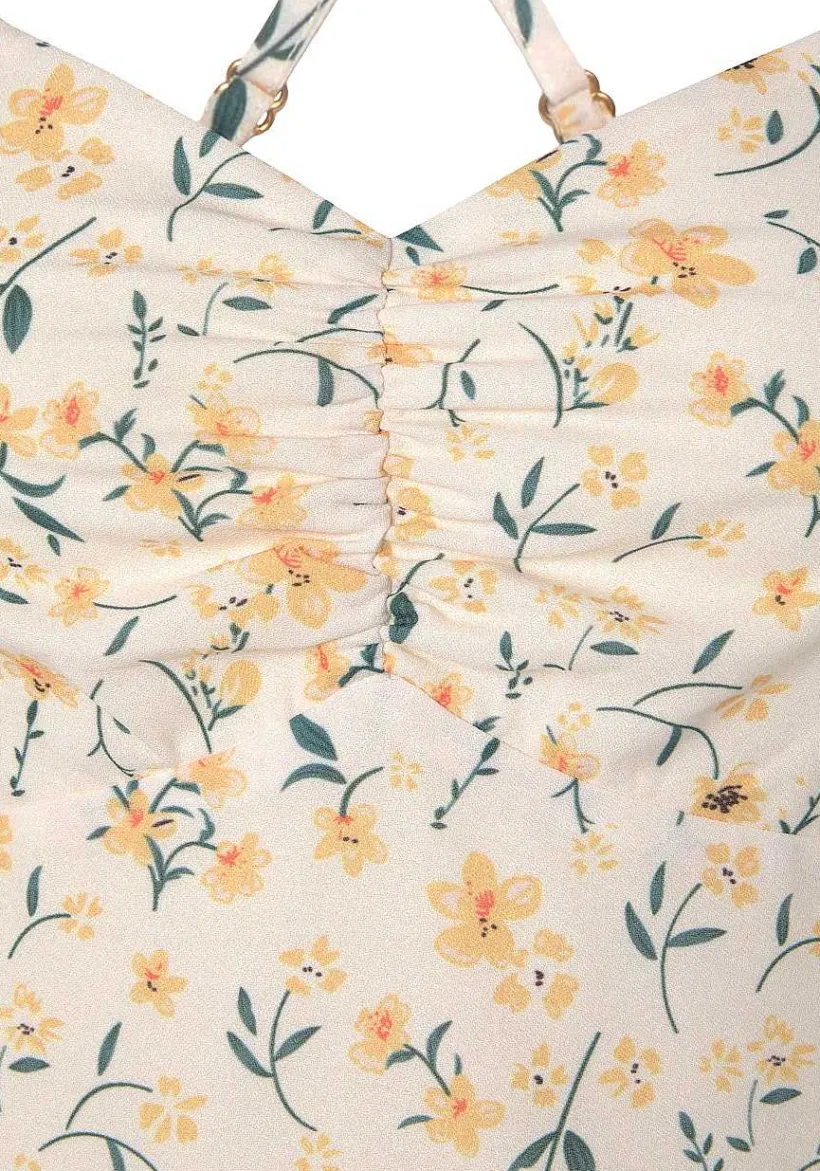 LASCANA Midi Dresses-Floral Print Slip Dress