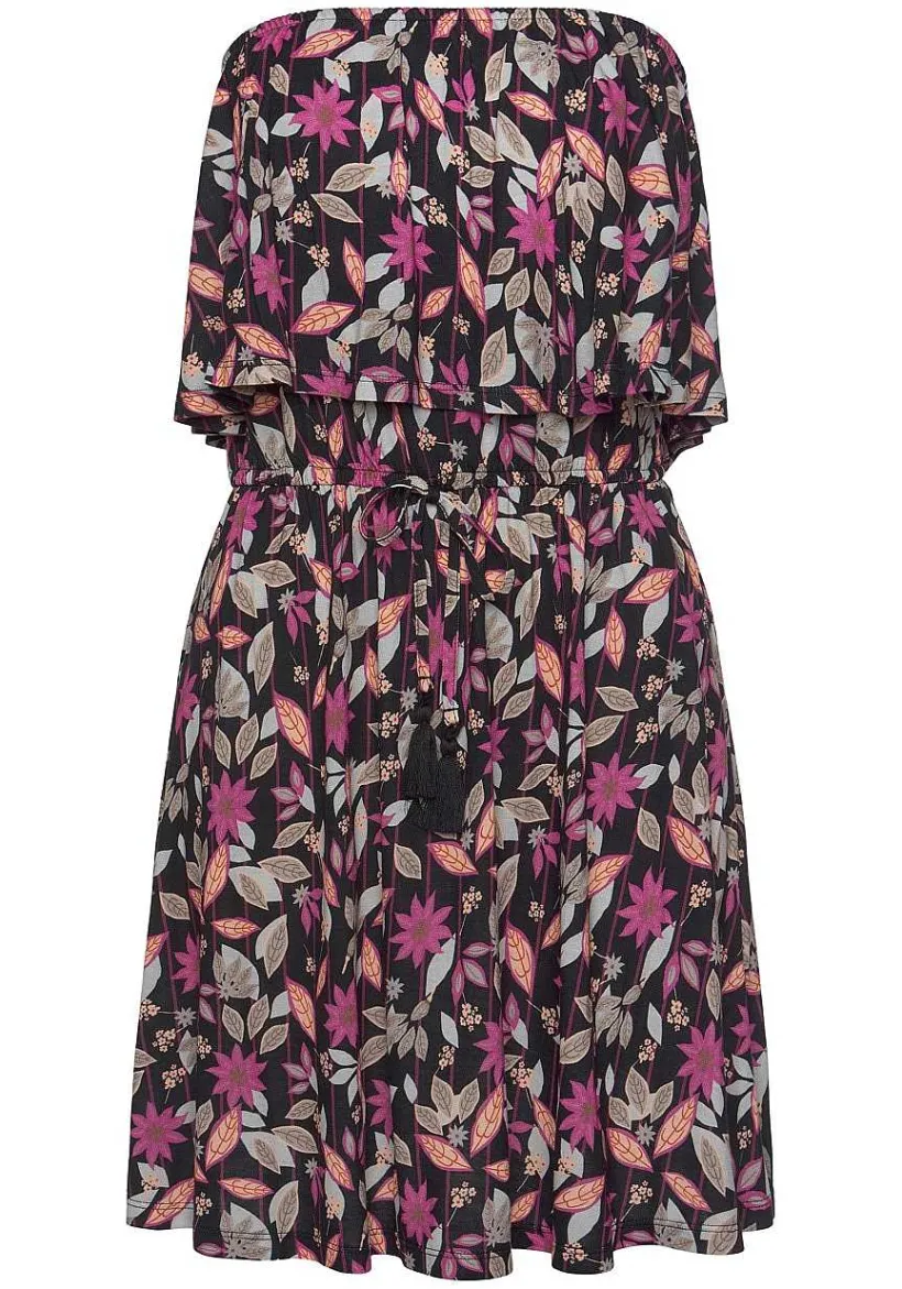 LASCANA Sundresses-Floral Print Strapless Dress