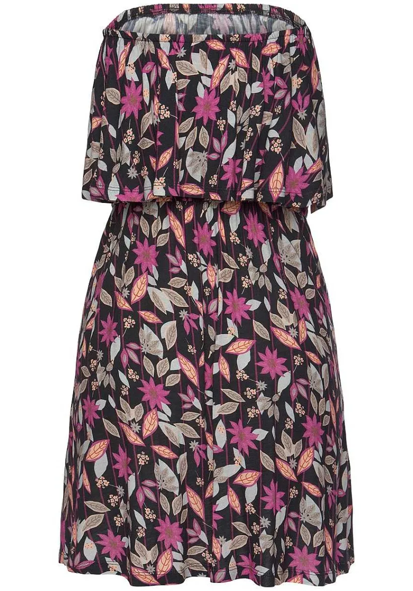 LASCANA Sundresses-Floral Print Strapless Dress