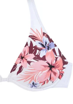 LASCANA Underwire-Floral Print Underwire Bikini Top