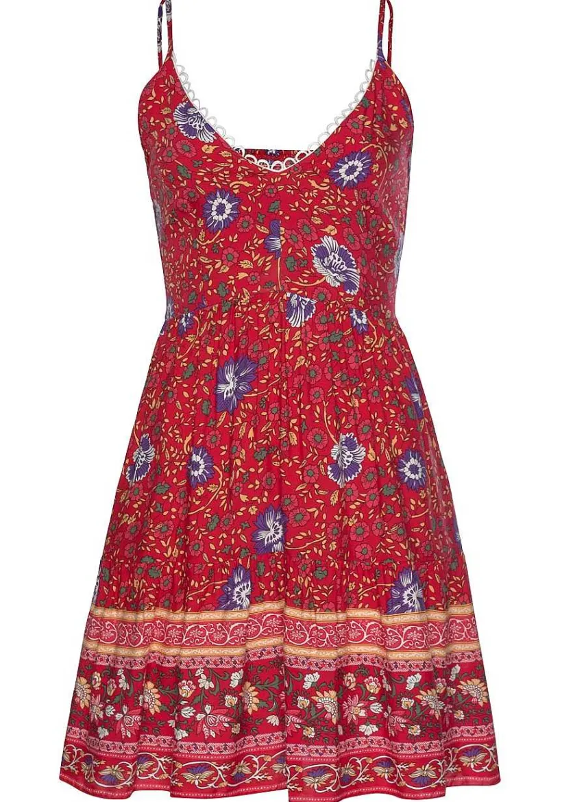 LASCANA Sundresses-Floral Print V-Neck Dress