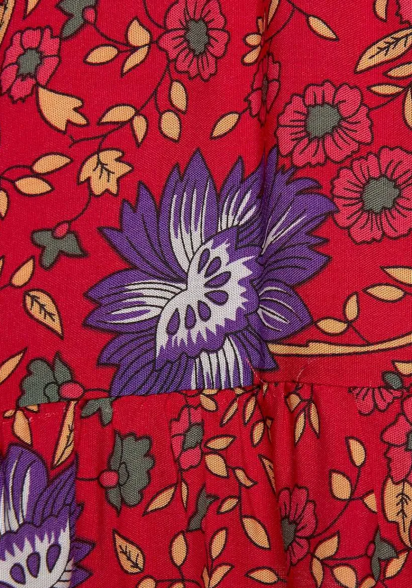 LASCANA Sundresses-Floral Print V-Neck Dress