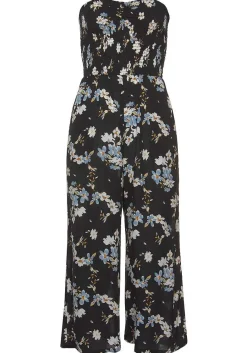 LASCANA Jumpsuits-Floral Strapless Culotte Jumpsuit