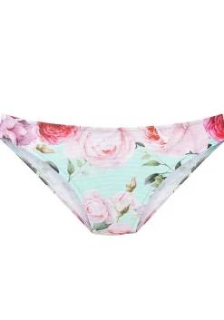 LASCANA Bandeau-Floral Textured Bandeau Bikini Top