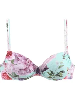 LASCANA Underwire-Floral Textured Underwire Bikini Top