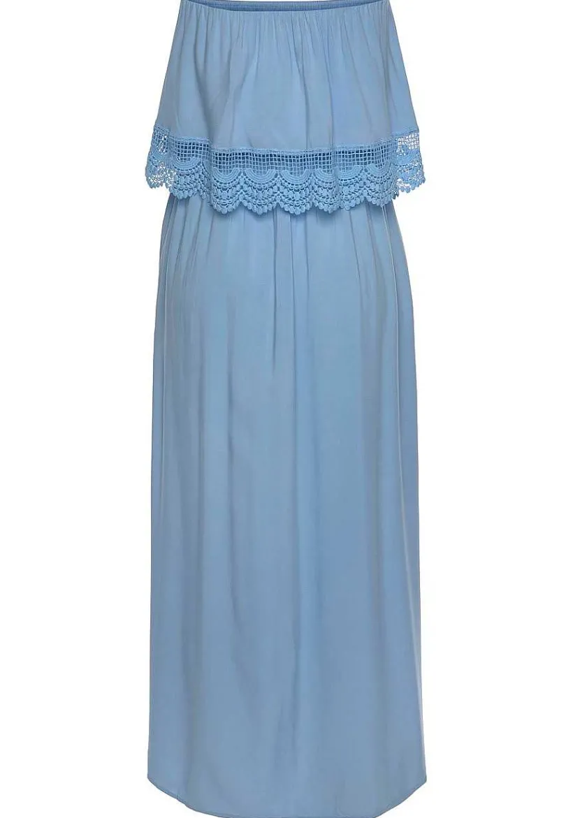 LASCANA Sundresses-Flounce Bandeau Maxi Dress