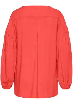 LASCANA Blouses-Flowy Button Up Blouse