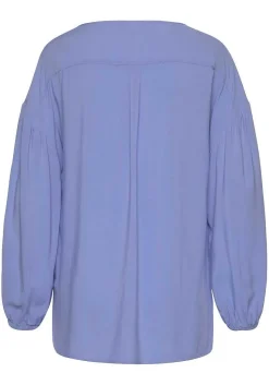 LASCANA Blouses-Flowy Button Up Blouse