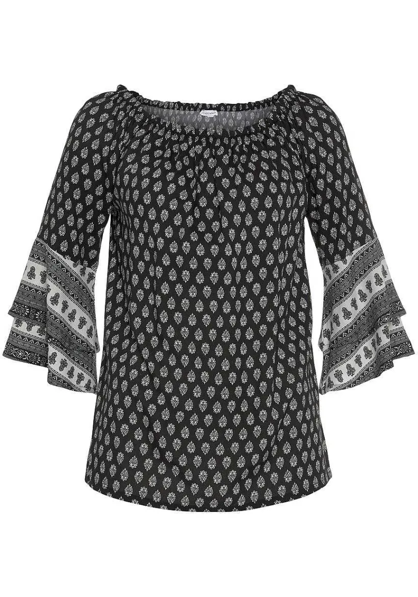LASCANA Blouses-Flowy Carmen Top