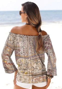 LASCANA Blouses-Flowy Carmen Top
