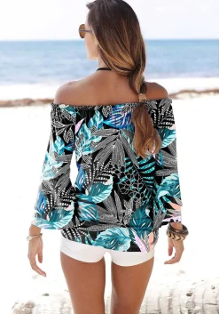 LASCANA Blouses-Flowy Carmen Top
