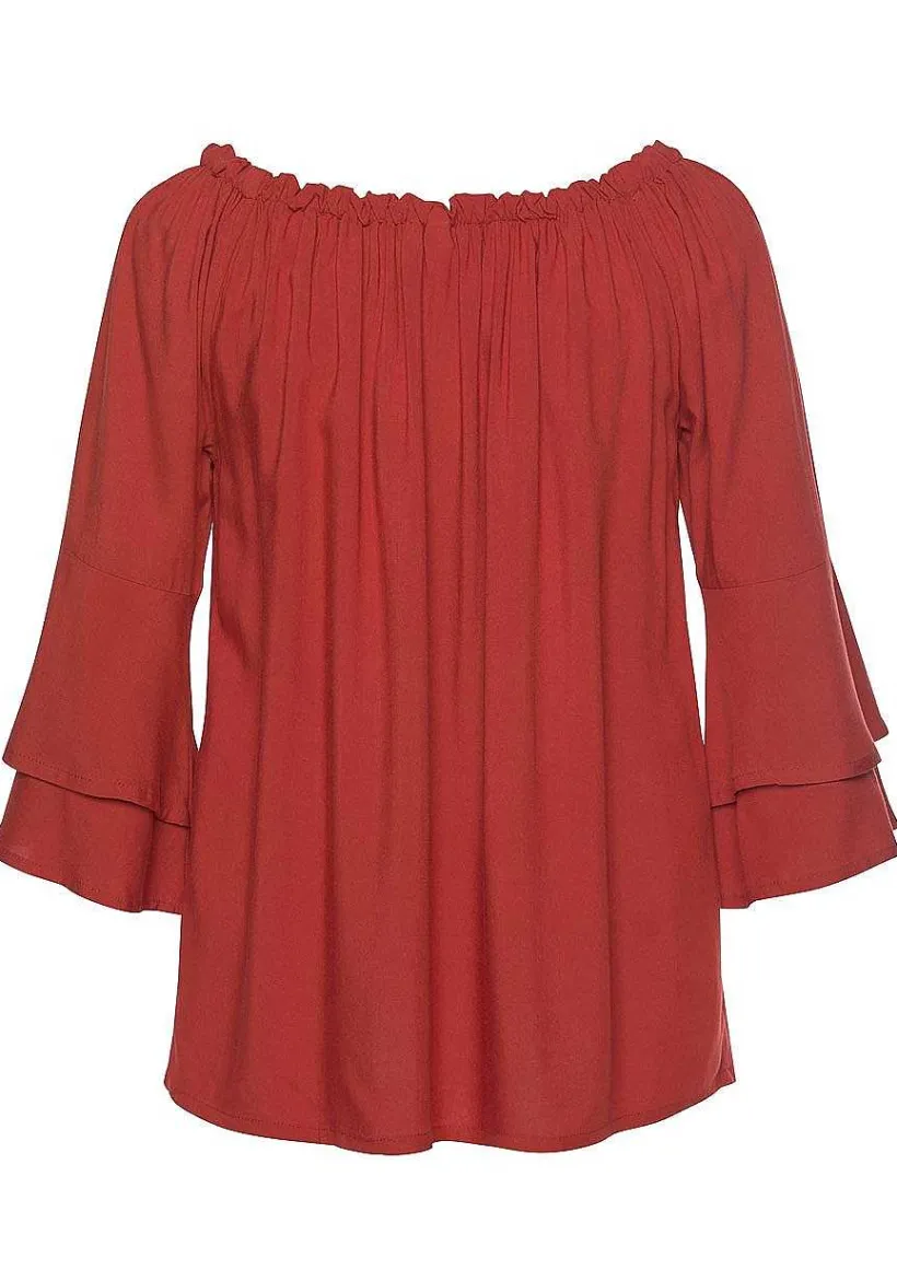 LASCANA Blouses-Flowy Carmen Top