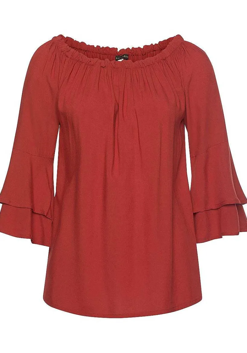 LASCANA Blouses-Flowy Carmen Top