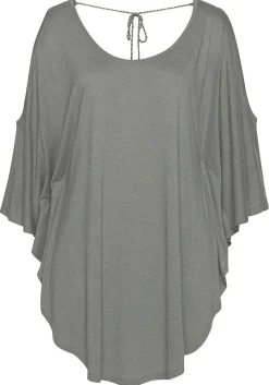 LASCANA Short Sleeve Tops-Flowy Cold Shoulder Top