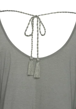 LASCANA Short Sleeve Tops-Flowy Cold Shoulder Top