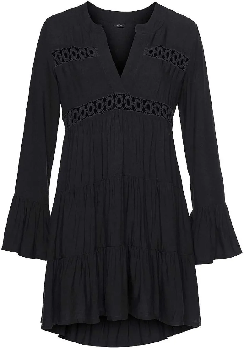 LASCANA Fall Dresses-Flowy Flared Sleeve Dress