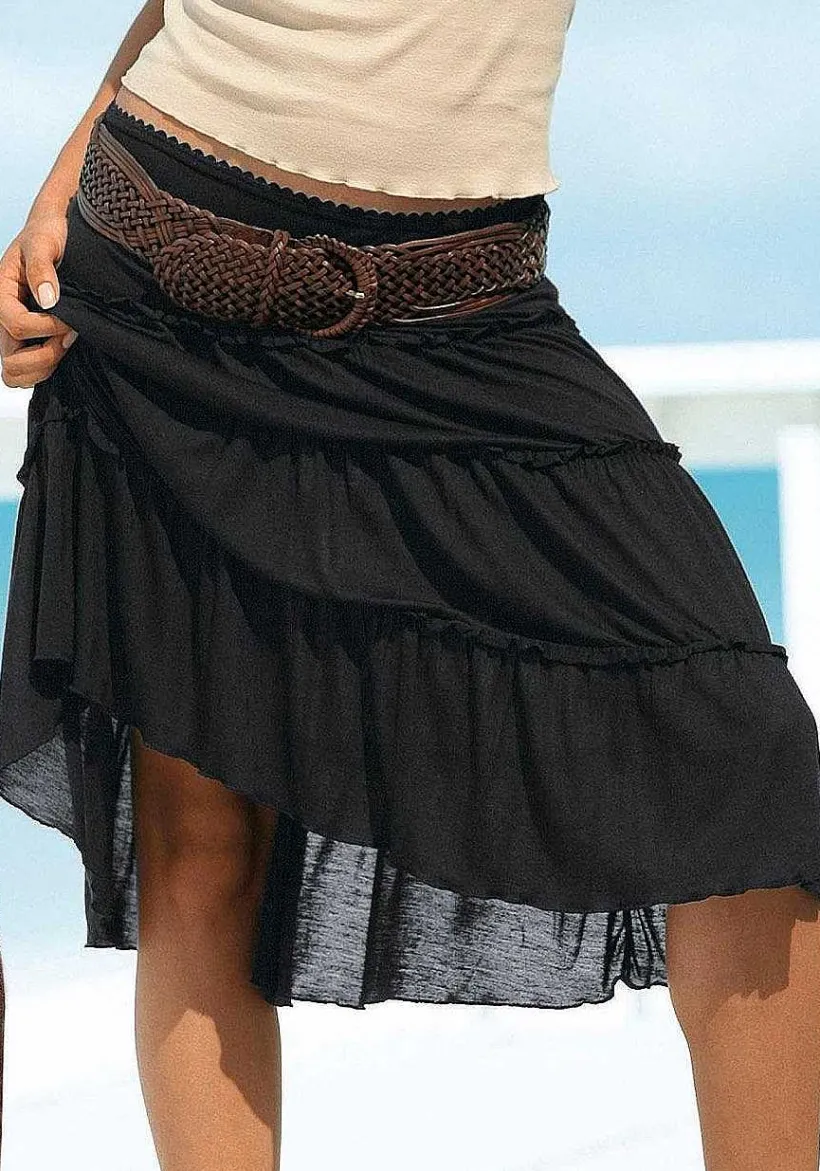 LASCANA Skirts-Flowy Midi Skirt