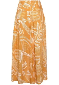 LASCANA Cover-Ups-Flowy Patterned Maxi Skirt