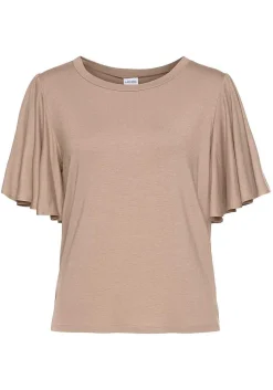 LASCANA Short Sleeve Tops-Flowy Sleeve Top