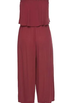 LASCANA Jumpsuits-Flowy Strapless Culotte Jumpsuit