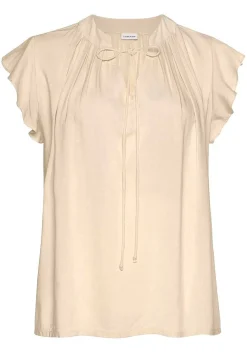 LASCANA Blouses-Flutter Sleeve V-Neck Blouse