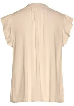 LASCANA Blouses-Flutter Sleeve V-Neck Blouse