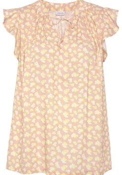 LASCANA Blouses-Flutter Sleeve V-Neck Blouse