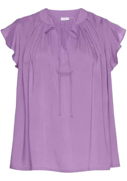 LASCANA Blouses-Flutter Sleeve V-Neck Blouse