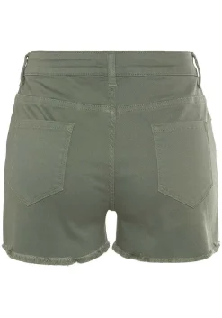 LASCANA Shorts-Frayed Hem Denim Shorts