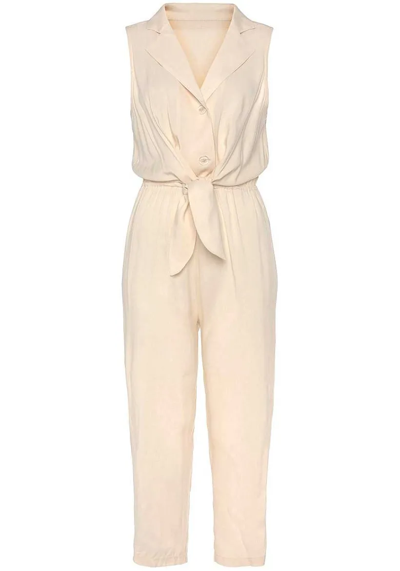LASCANA Jumpsuits-Front Knot Jumpsuit