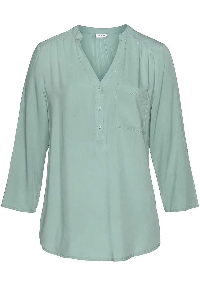 LASCANA Blouses-Front Pocket Blouse