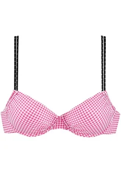 LASCANA Underwire-Gingham Underwire Bikini Top