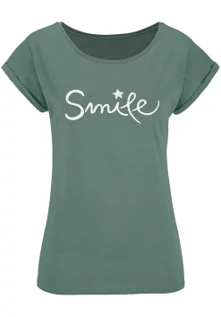 LASCANA Short Sleeve Tops-Graphic Short Sleeve Top