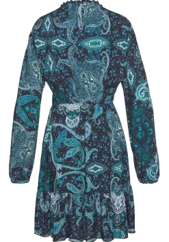 LASCANA Short Dresses-High Neck Paisley Dress