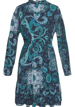 LASCANA Short Dresses-High Neck Paisley Dress