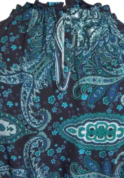 LASCANA Short Dresses-High Neck Paisley Dress