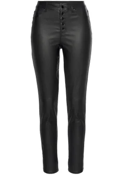 LASCANA Pants-High Rise Faux Leather Pants